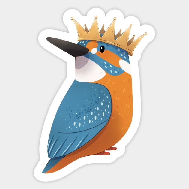 King Fisher Sticker by Melissa Jan